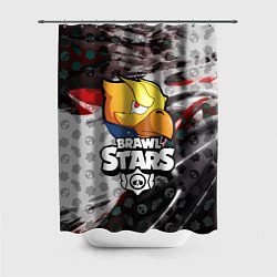 Шторка для душа BRAWL STARS:CROW, цвет: 3D-принт