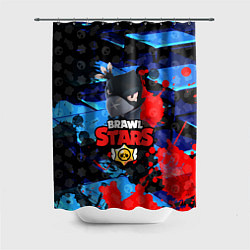 Шторка для ванной BRAWL STARS CROW