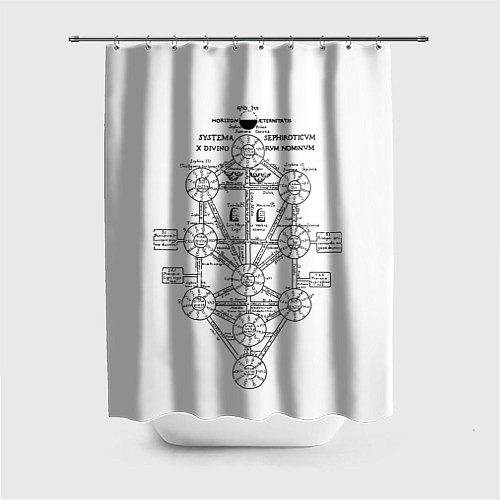 Шторка для ванной EVa-updown / 3D-принт – фото 1