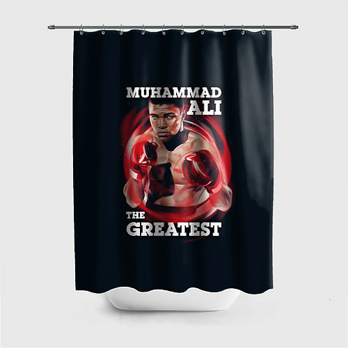 Шторка для ванной Muhammad Ali / 3D-принт – фото 1