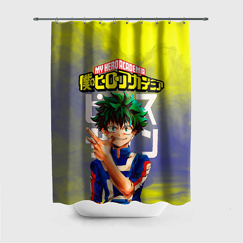 Шторка для ванной Моя геройская академия Изуку / 3D-принт – фото 1