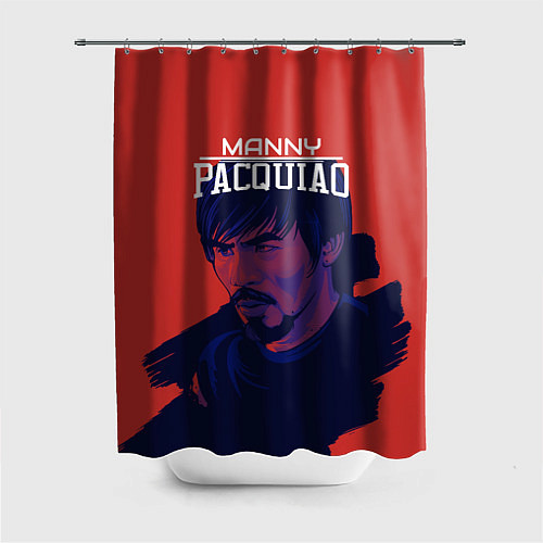 Шторка для ванной Manny Pacquiao / 3D-принт – фото 1
