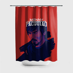 Шторка для душа Manny Pacquiao, цвет: 3D-принт