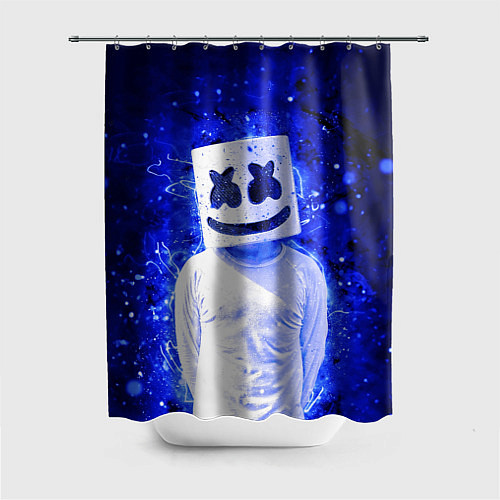 Шторка для ванной Marshmello / 3D-принт – фото 1