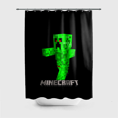 Шторка для ванной MINECRAFT CREEPER / 3D-принт – фото 1