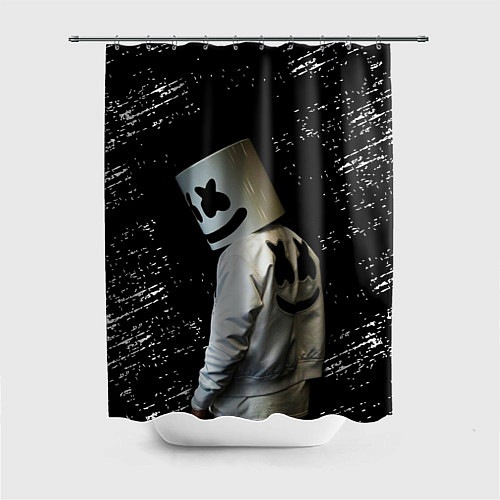 Шторка для ванной Marshmello / 3D-принт – фото 1