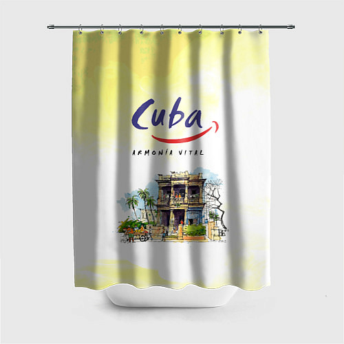 Шторка для ванной Куба / 3D-принт – фото 1
