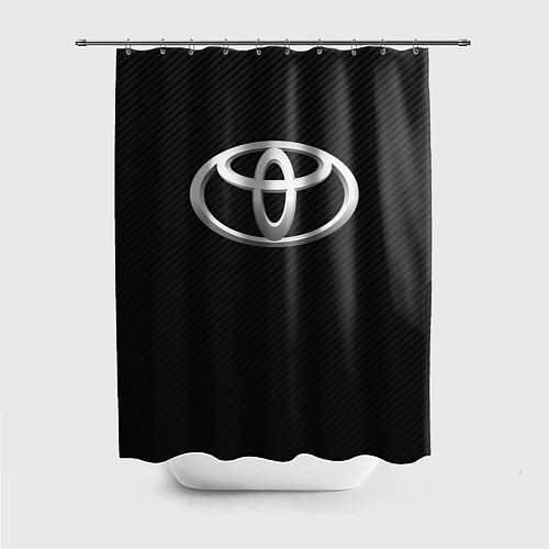 Шторка для ванной Toyota carbon / 3D-принт – фото 1