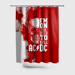 Шторка для душа I'm on the highway to hell ACDC, цвет: 3D-принт