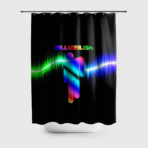 Шторка для ванной BILLIE ELLISH / 3D-принт – фото 1