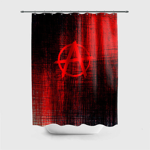 Шторка для ванной АНАРХИЯ / 3D-принт – фото 1