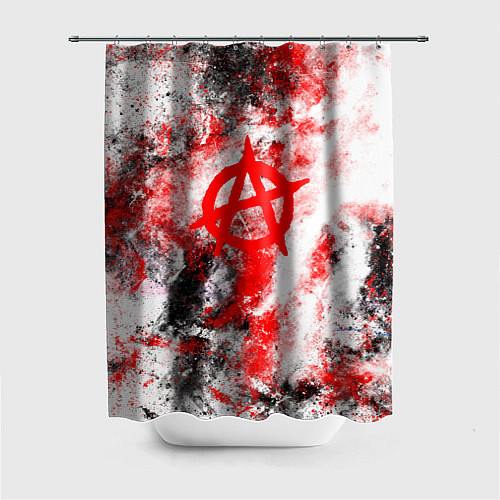 Шторка для ванной АНАРХИЯ / 3D-принт – фото 1