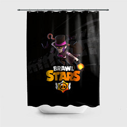 Шторка для душа Brawl stars Mortis Мортис, цвет: 3D-принт