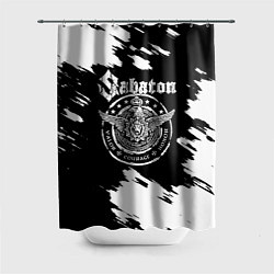 Шторка для душа Sabaton, цвет: 3D-принт