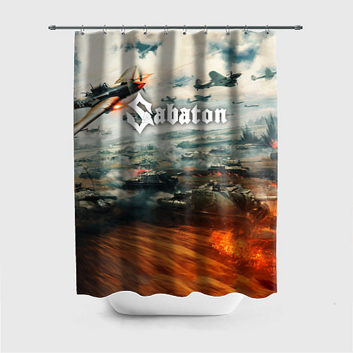 Шторка для ванной Sabaton / 3D-принт – фото 1