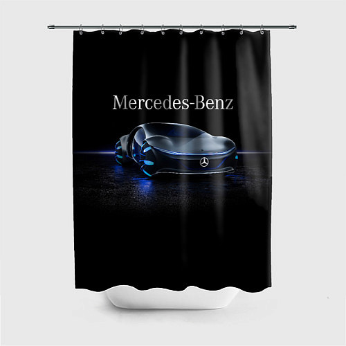 Шторка для ванной MERCEDES / 3D-принт – фото 1