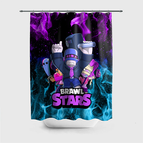 Шторка для ванной BRAWL STARS FRANK / 3D-принт – фото 1