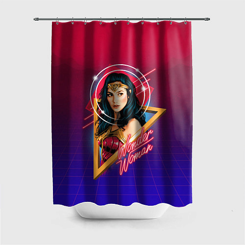 Шторка для ванной Wonder Woman / 3D-принт – фото 1