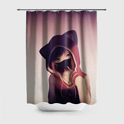 Шторка для душа Аниме, цвет: 3D-принт