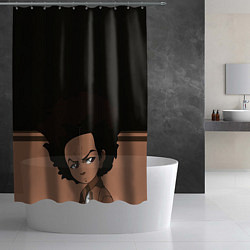 Шторка для душа Аниме, цвет: 3D-принт — фото 2