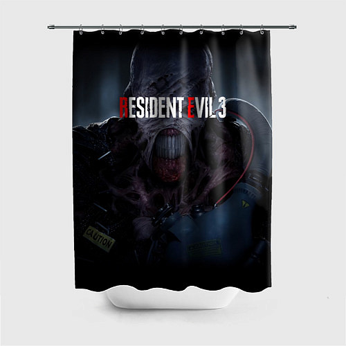 Шторка для ванной Resident evil 3 remake / 3D-принт – фото 1