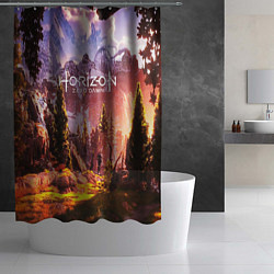 Шторка для душа Horizon Zero Dawn, цвет: 3D-принт — фото 2