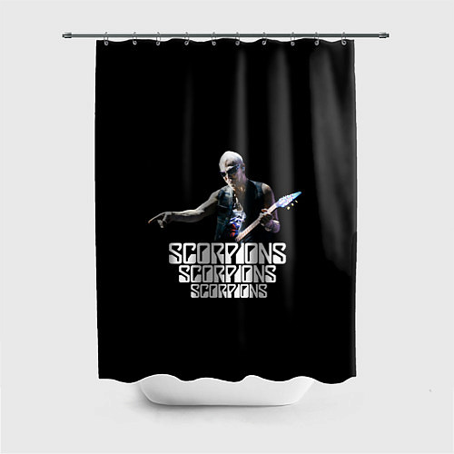 Шторка для ванной Scorpions / 3D-принт – фото 1
