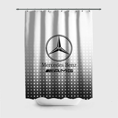Шторка для ванной Mercedes-Benz / 3D-принт – фото 1