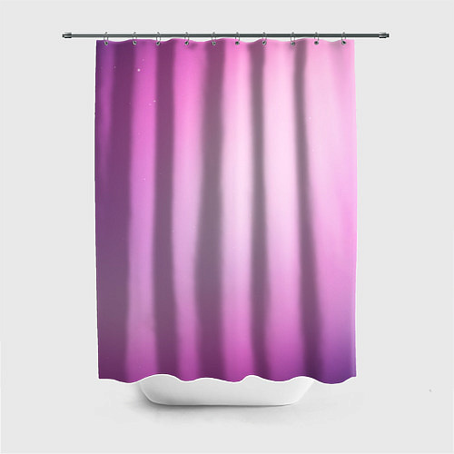 Шторка для ванной Нежный фиолет / 3D-принт – фото 1