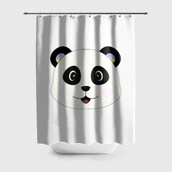 Шторка для душа Panda, цвет: 3D-принт