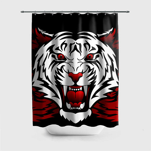 Шторка для ванной Зверь / 3D-принт – фото 1