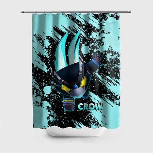 Шторка для ванной Brawl Stars CROW / 3D-принт – фото 1