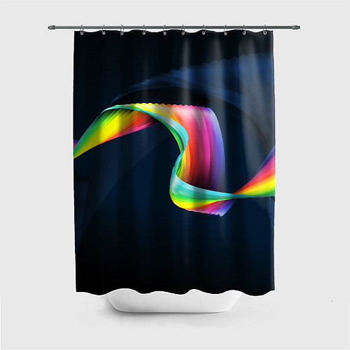 Шторка для ванной OPTICAL ABSTRACT / 3D-принт – фото 1