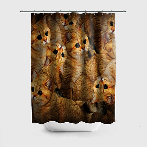 Шторка для ванной КОТЯТУШКИ / 3D-принт – фото 1
