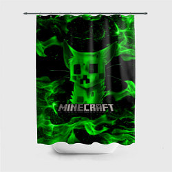 Шторка для душа MINECRAFT CREEPER CAT, цвет: 3D-принт