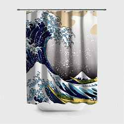 Шторка для ванной The great wave off kanagawa