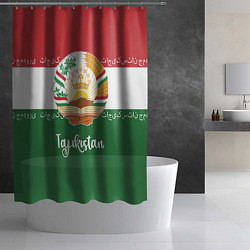 Шторка для душа Таджикистан, цвет: 3D-принт — фото 2