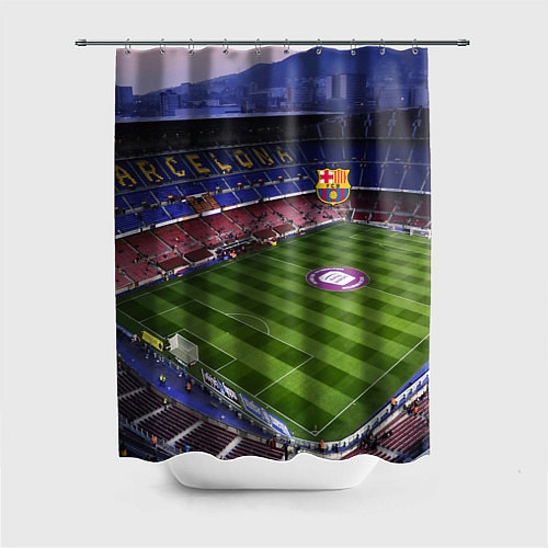 Шторка для ванной FC BARCELONA / 3D-принт – фото 1