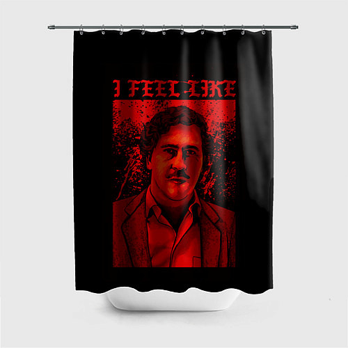 Шторка для ванной I feel Like Escobar / 3D-принт – фото 1