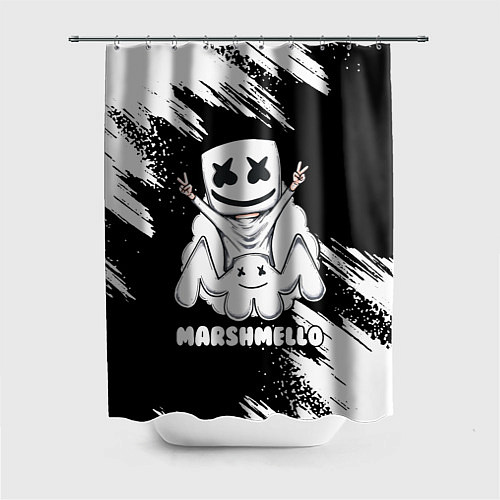 Шторка для ванной MARSHMELLO / 3D-принт – фото 1