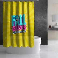 Шторка для душа Fall Guys, цвет: 3D-принт — фото 2