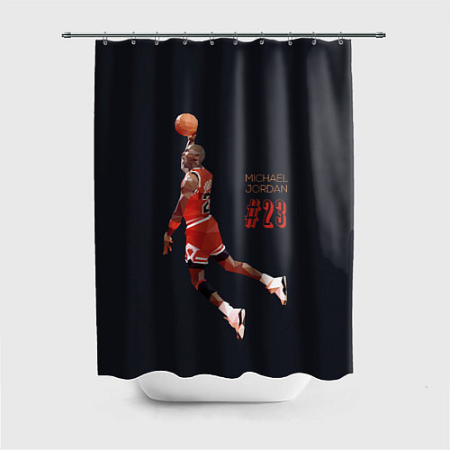 Шторка для ванной MICHAEL JORDAN / 3D-принт – фото 1