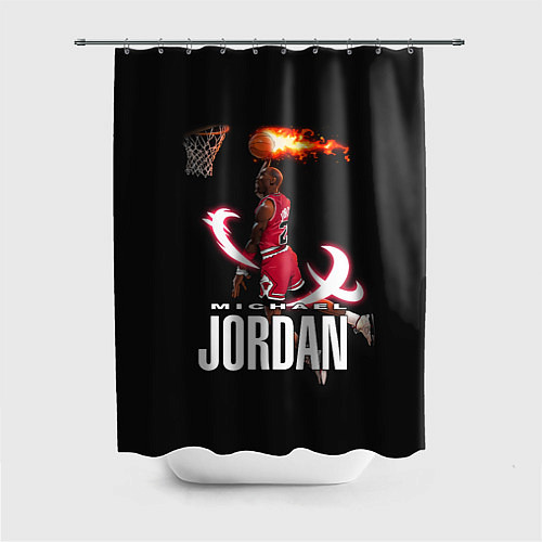 Шторка для ванной MICHAEL JORDAN / 3D-принт – фото 1