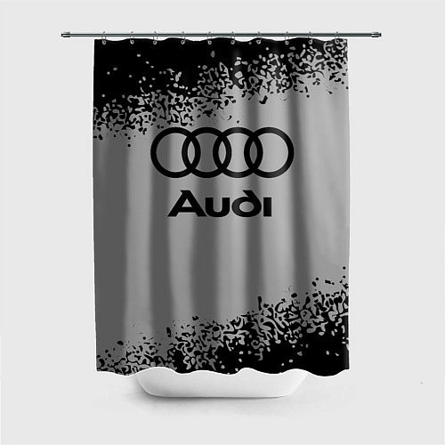 Шторка для ванной AUDI АУДИ / 3D-принт – фото 1