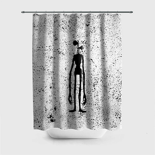 Шторка для ванной Сиреноголовый / 3D-принт – фото 1