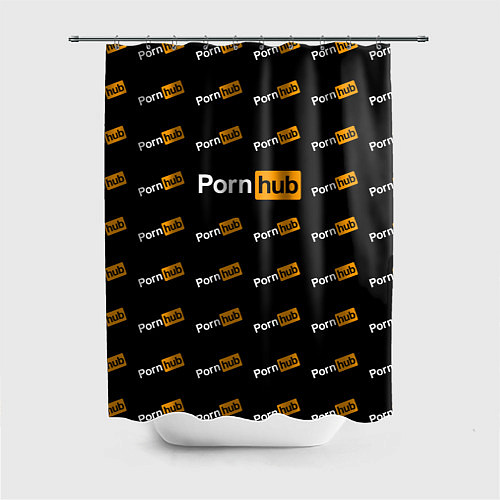 Шторка для ванной Porn Hub / 3D-принт – фото 1