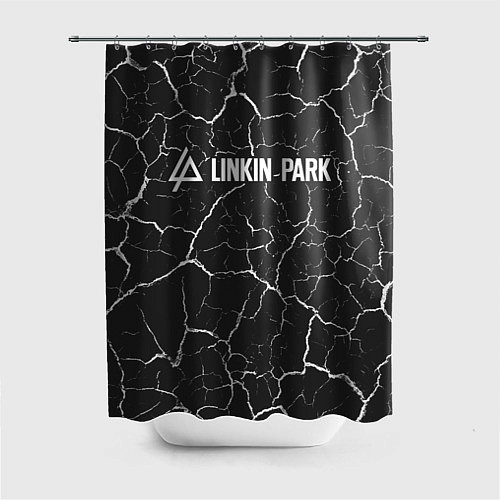 Шторка для ванной LINKIN PARK ЛИНКИН ПАРК / 3D-принт – фото 1