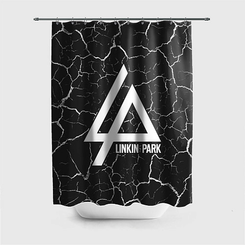Шторка для ванной LINKIN PARK ЛИНКИН ПАРК / 3D-принт – фото 1