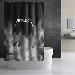 Шторка для душа METALLICA МЕТАЛЛИКА, цвет: 3D-принт — фото 2