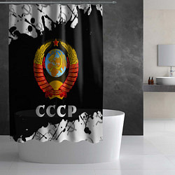 Шторка для душа СССР USSR, цвет: 3D-принт — фото 2